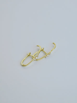 Shauna Diamond English Lock Earrings