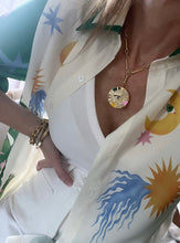 Load image into Gallery viewer, Celestial Evil Eye Good Luck Charm with Swivel Clasp