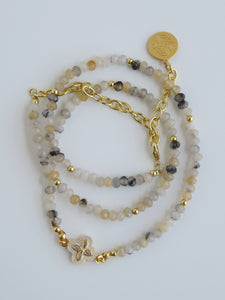 Lucky Clover - Clover Wrap Bracelet - Necklace