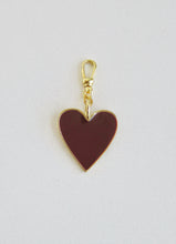 Load image into Gallery viewer, Enamel Heart Pendant on Swivel Clasp