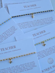 Ashlyn Teacher Bracelet - Guidance, Direction & Inspiration