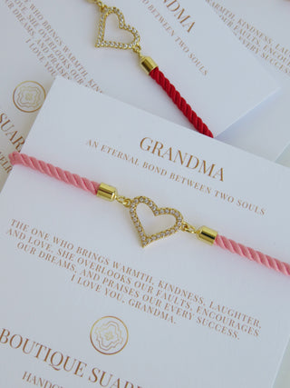 Beatrice Grandma Bracelet - Heart
