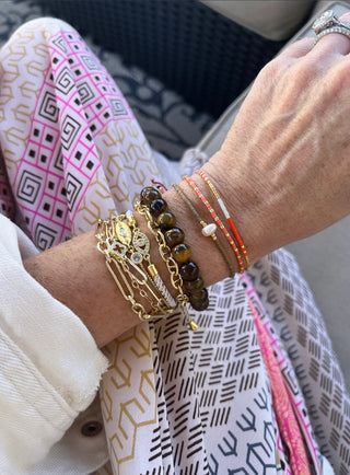 Peace & Protection - Pearl Bracelet Stacks