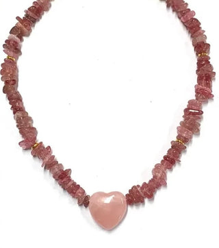 Kismet Beaded Heart Necklace