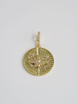 Renew & Thrive Charm on Diamond Hinged Clasp - Flower