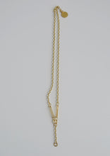 Load image into Gallery viewer, Blanc Lariat Charm Holder Necklace
