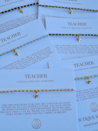 Ashlyn Teacher Bracelet - Guidance, Direction & Inspiration