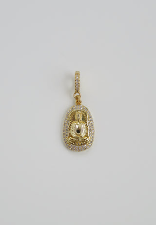 Buddha Charm on Hinged Clasp