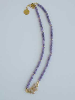 Spiritual Transformation - Butterfly Wrap Bracelet - Necklace