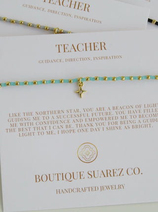 Ashlyn Teacher Bracelet - Guidance, Direction & Inspiration
