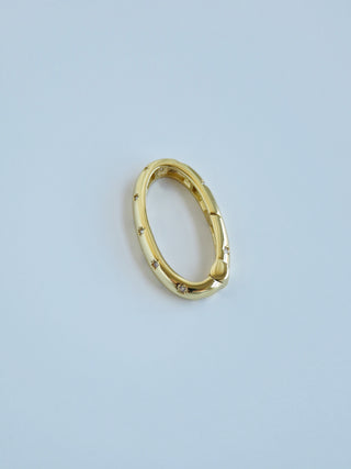 Diamond Push In Connector Charm Clasp
