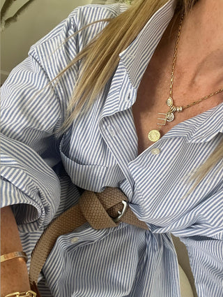 Celestial Protection Monogram Charm Necklace