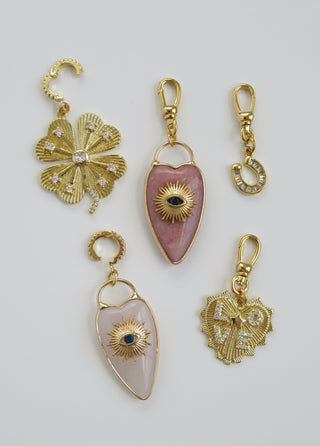Galina Crystal Evil Eye Heart Sun Charm