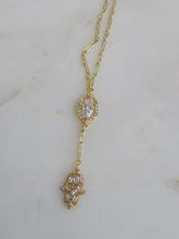 Load image into Gallery viewer, Diamond Evil Eye Hamsa Extension Necklace