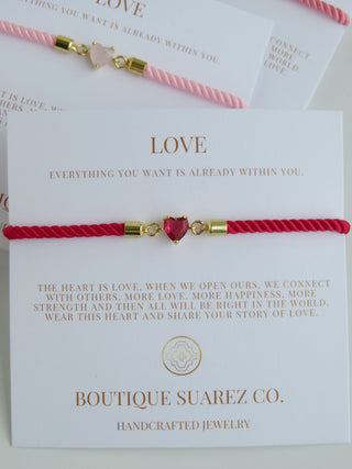Petite Heart Bracelet - Love