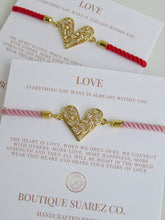 Load image into Gallery viewer, Beatrice Diamond Heart Bracelet - Love