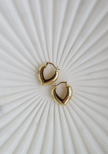 Celestial V Shaped Domed Hoops