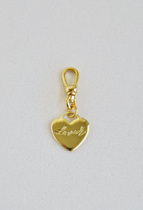 Lover Charm with Swivel Clasp