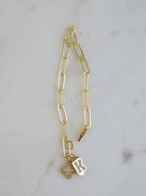 Load image into Gallery viewer, Diamond Clover &amp; Initial Bracelet