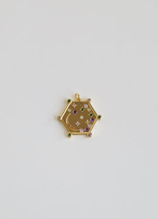Celestial Hexagon Pendant