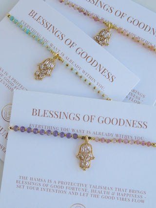 Divine Blessings - Kira Hamsa Bracelet
