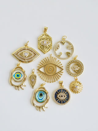 Molten Evil Eye Charm