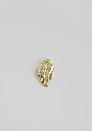 Double Angel Wing Charm