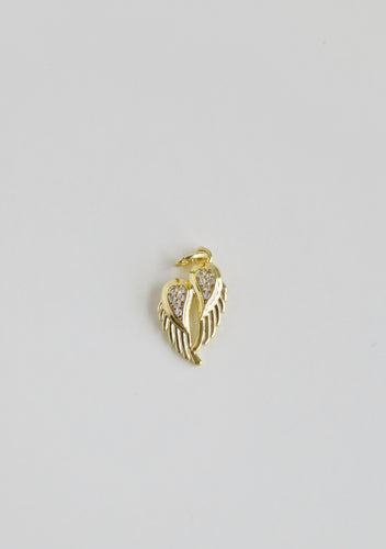 Double Angel Wing Charm