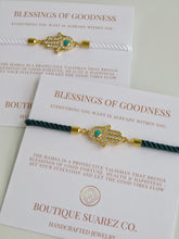 Load image into Gallery viewer, Beatrice Turquoise Hamsa Bracelet - Blessings Of Goodness