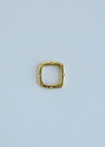 Square Diamond Push In Connector Charm Clasp