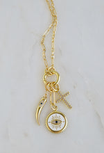 Load image into Gallery viewer, Divine Protection Evil Eye Cornicello Charm Cluster