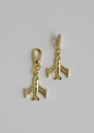 Airplane Pendant on Clasp