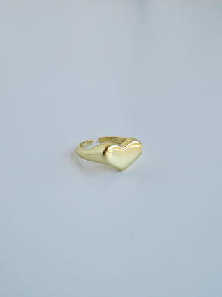 Zayd Heart Signet Ring