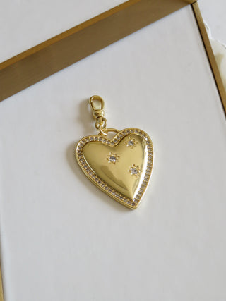 Big Love Celestial Heart Pendant on Swivel Clasp