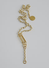 Load image into Gallery viewer, Blanc Lariat Charm Holder Necklace