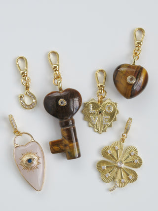 Crystal Heart Charm