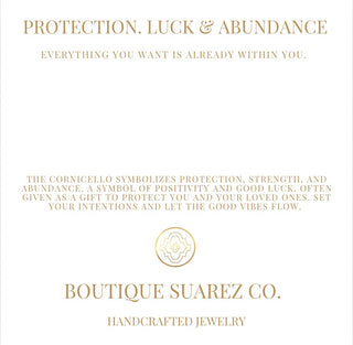 Evil Eye Cornicello Bracelet - Protection
