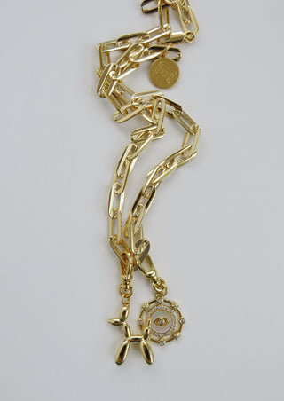 Elliptical Link Necklace - add swivel clasp charms