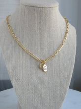 Load image into Gallery viewer, Personalized Zodiac Necklace - Figaro Link