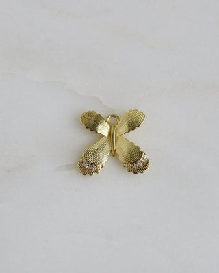 Diamond Butterfly Pendant