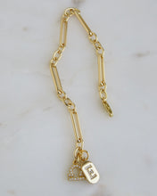 Load image into Gallery viewer, Zodiac Initial Bracelet - Figaro Link
