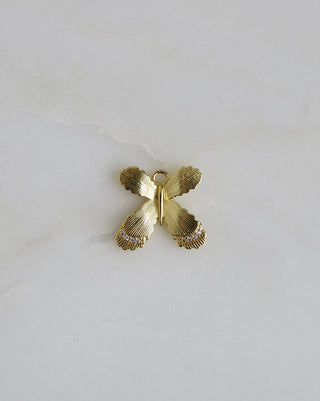 Diamond Butterfly Pendant