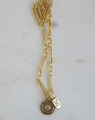 Trust Your Intuition Necklace - Figaro Chain