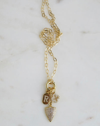 Personalized Luck & Protection - Cable Chain