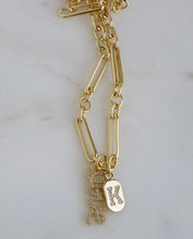 Load image into Gallery viewer, Buy One, Get One 50% Off - 
Love &amp; Initial Tag Necklace - Figaro Chain