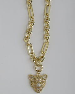 Marseille Panther Clasp Necklace