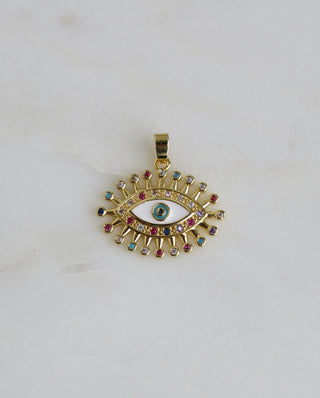 Rainbow Eye Pendant