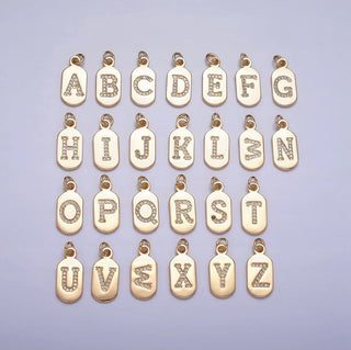 Angel Wing & Initial Bracelet