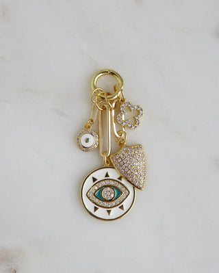 Protect Your Energy- Santorini Charm Cluster