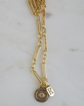 Trust Your Intuition Necklace - Figaro Chain